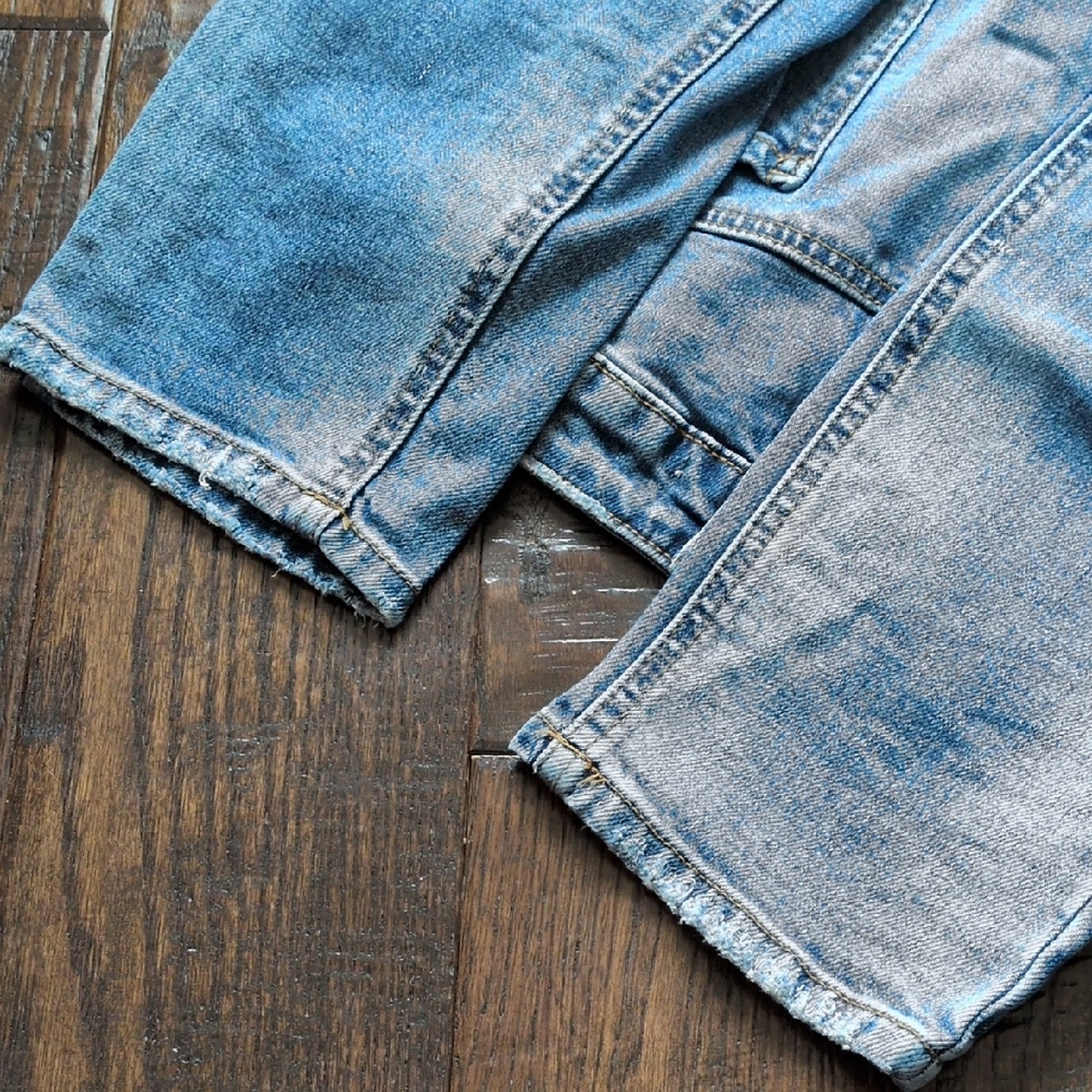 ALTAR'D STATE I Distressed Ripped Light Wash Denim Straight Leg Jeans, 28 - Picture 10 of 16